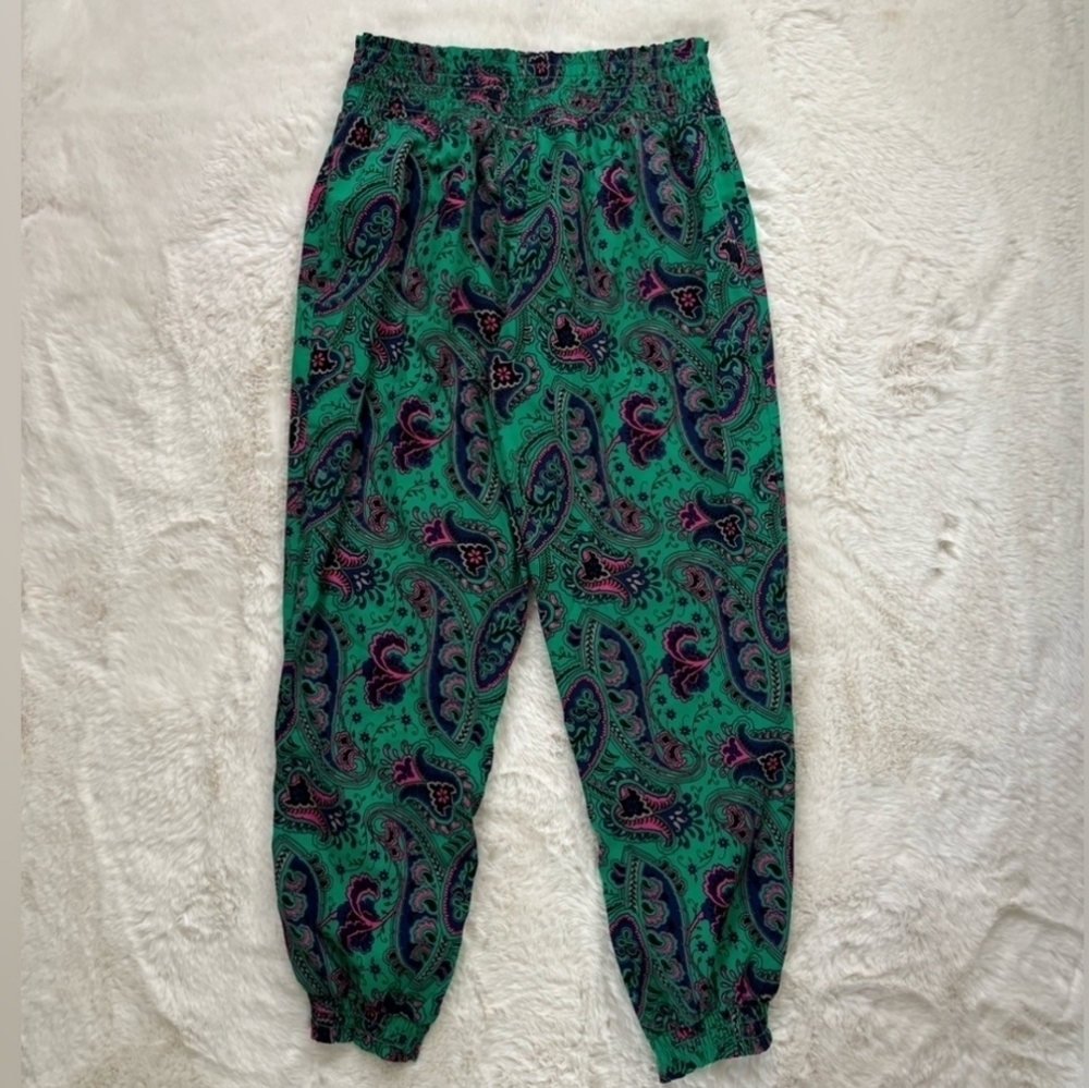 Aerie Paisley Print Harem Pants